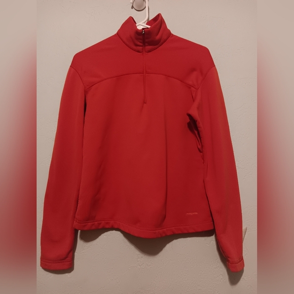 Patagonia E'S Capilene EW Stretch Zip-T Women Orange Quarter Zip Fleece - Picture 2 of 6